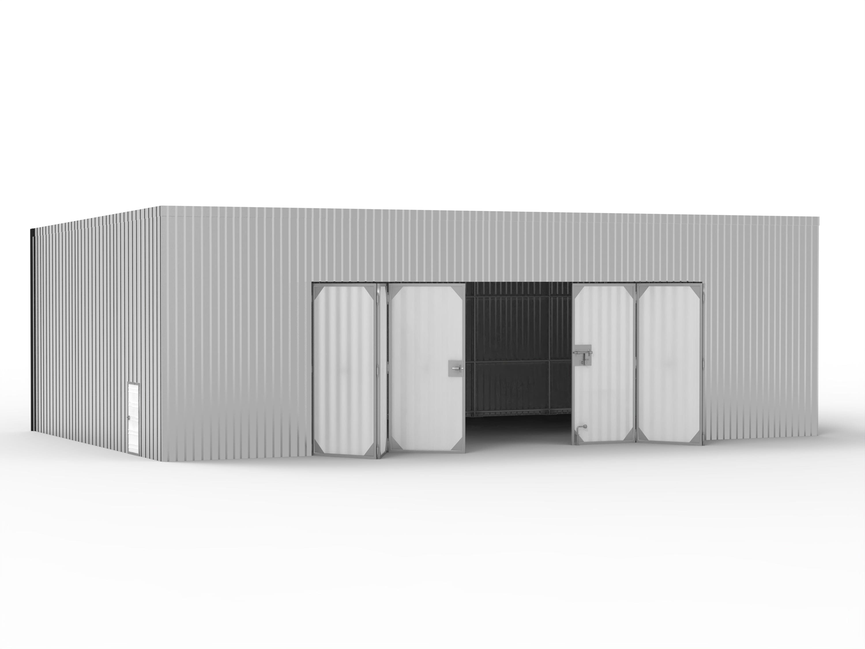 Edificios de Acero con Techo Mono Pitch