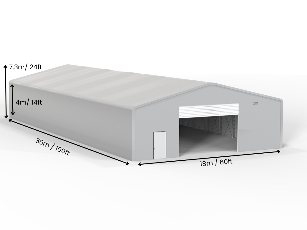 Edificios de Almacenamiento de Tela | Doble Cercha