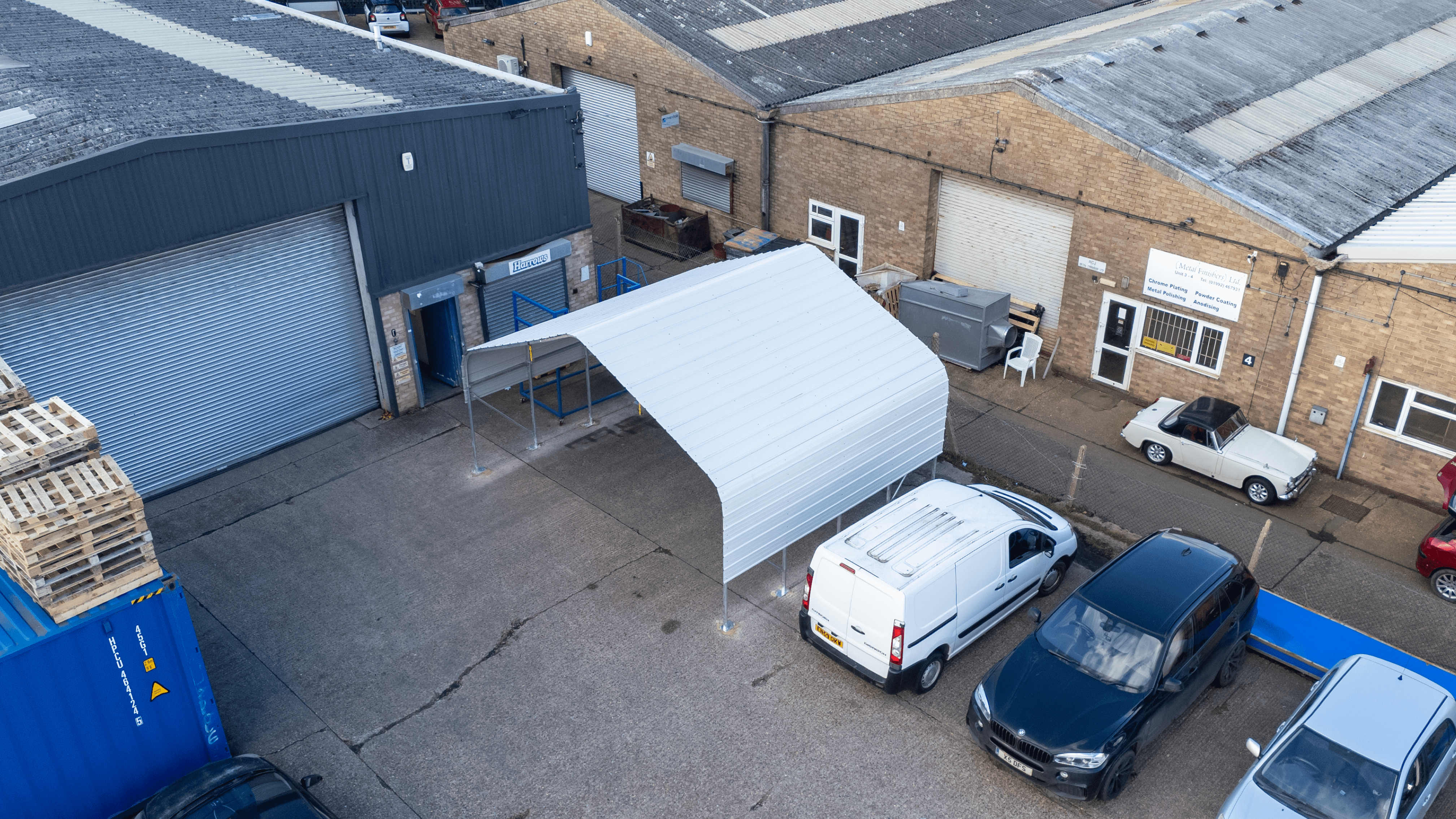 Marquesina para cochera