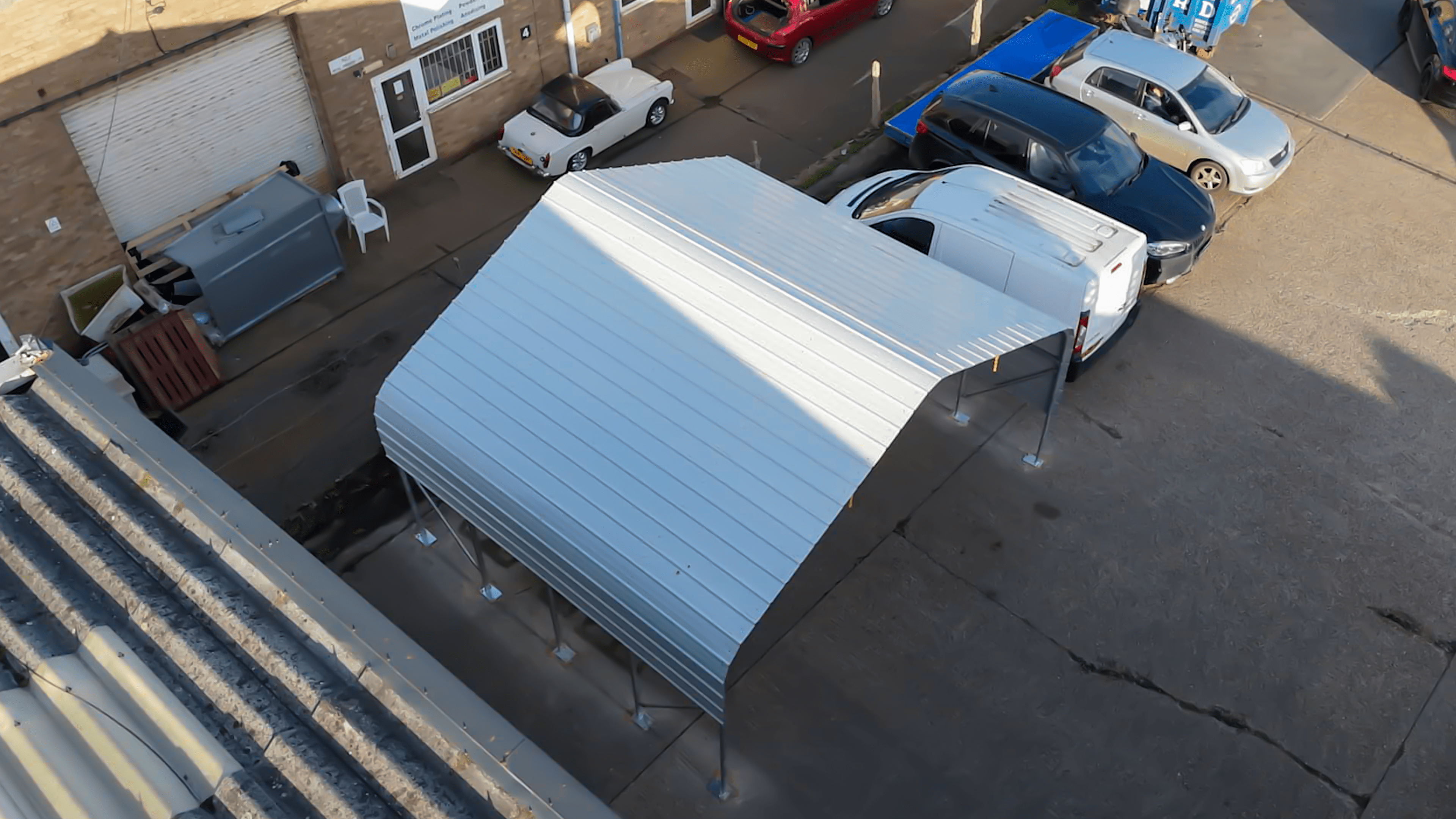 Marquesina para cochera