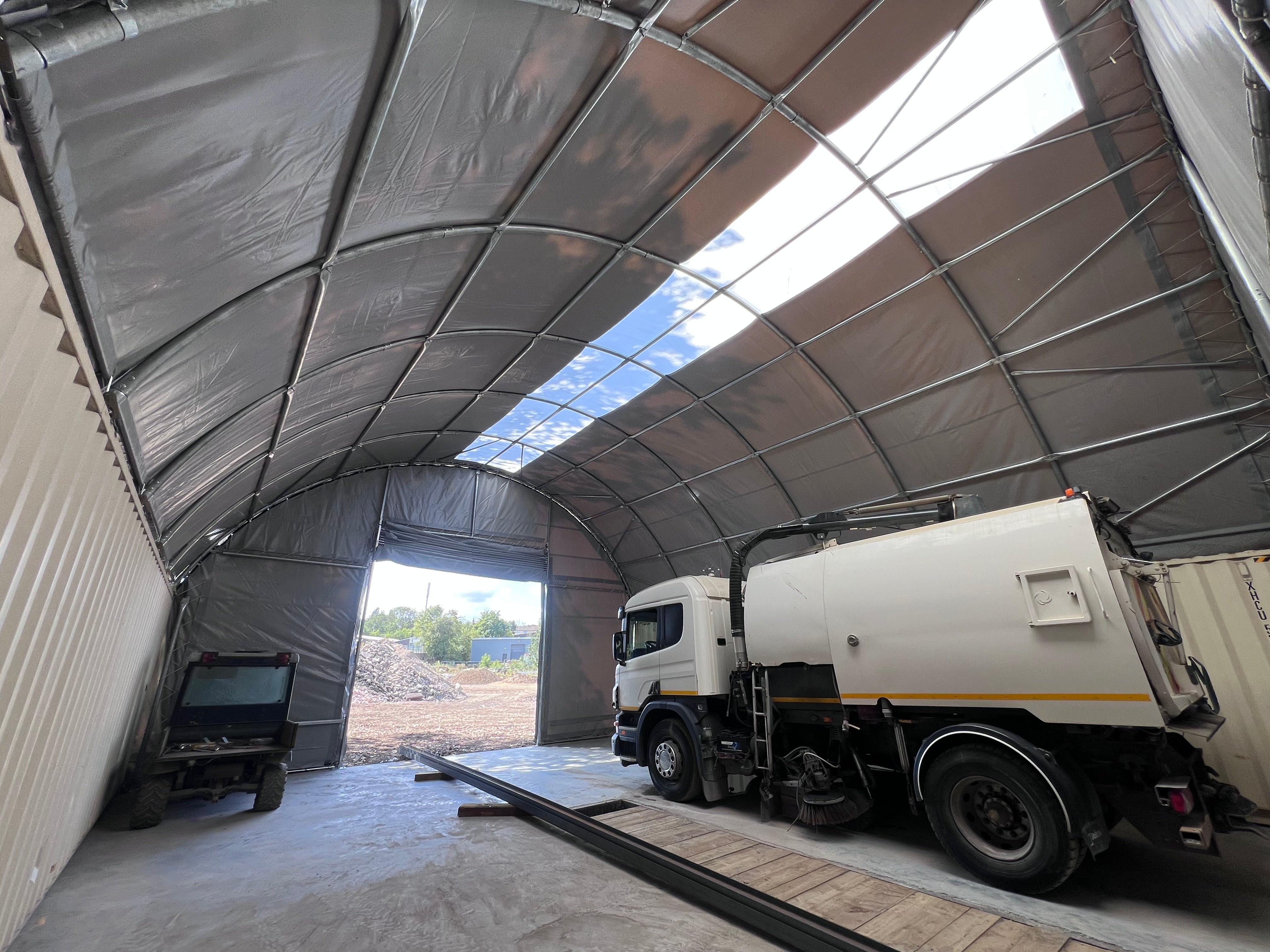 Toldos para Contenedores - 20ft x 40ft x 6.5ft (6m x 12m x 2m)