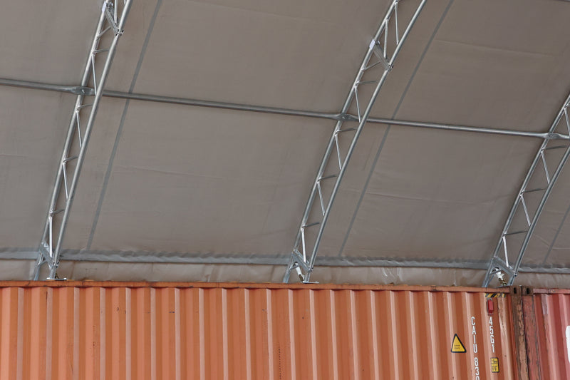 Refugio de Contenedor - 60ft x 40ft x 20ft (18.3m x 12m x 6m) Instalado en el Interior de los contenedores