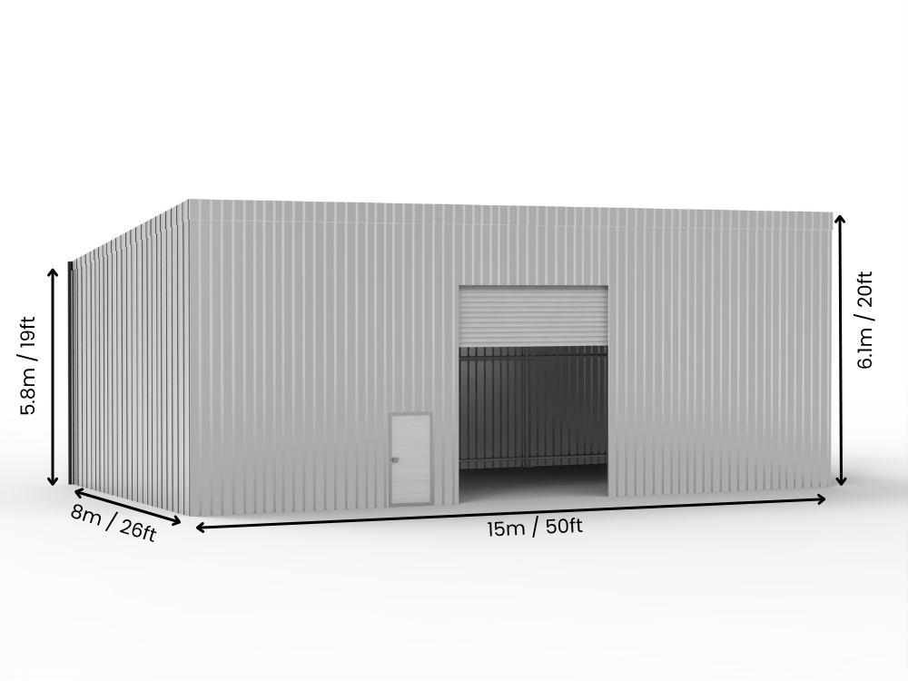 Edificios de Acero con Techo Mono Pitch