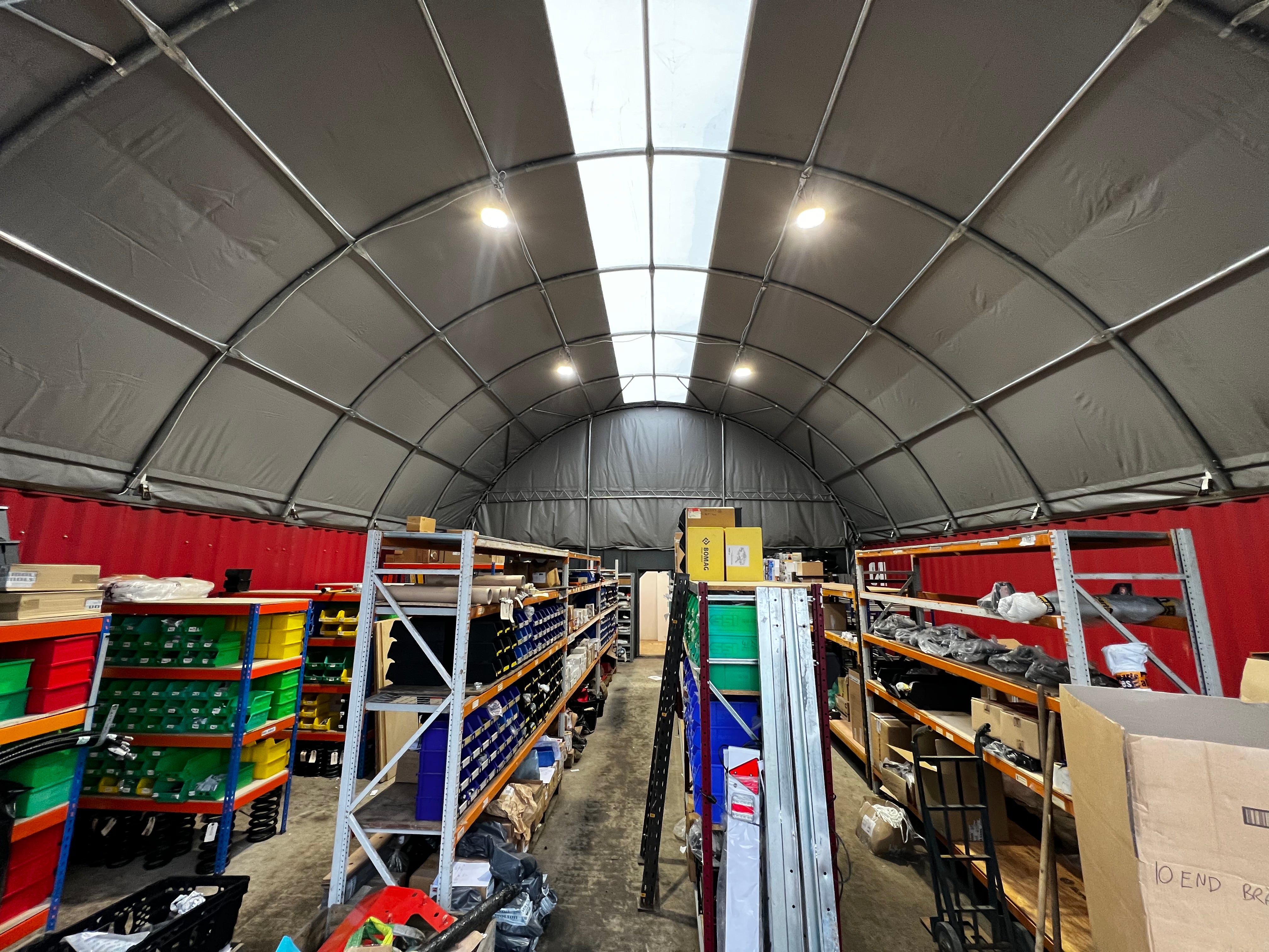 Toldos para Contenedores - 20ft x 40ft x 6.5ft (6m x 12m x 2m)