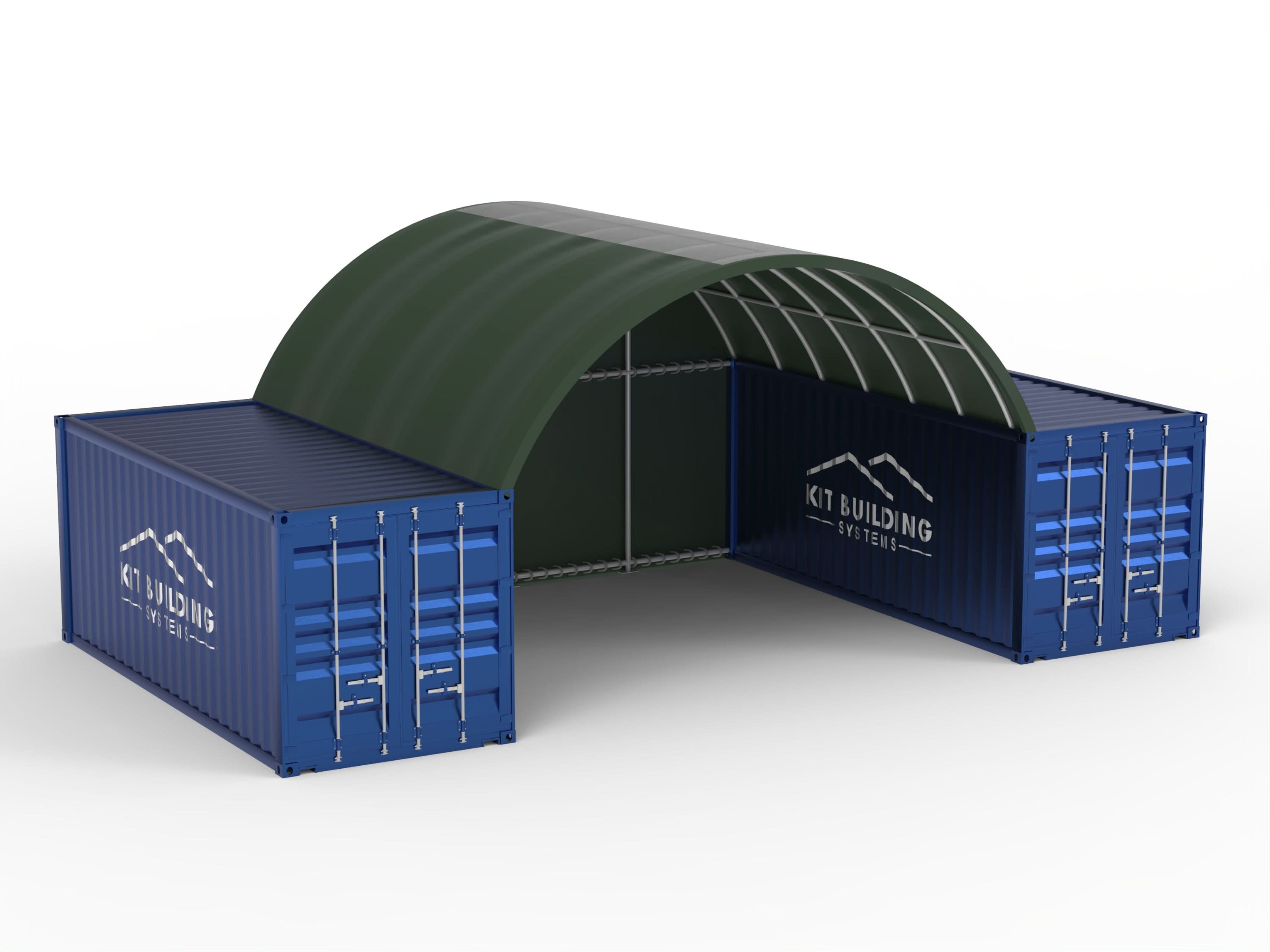 Toldos para Contenedores - 20ft x 20ft x 6.5ft (6m x 6m x 2m)