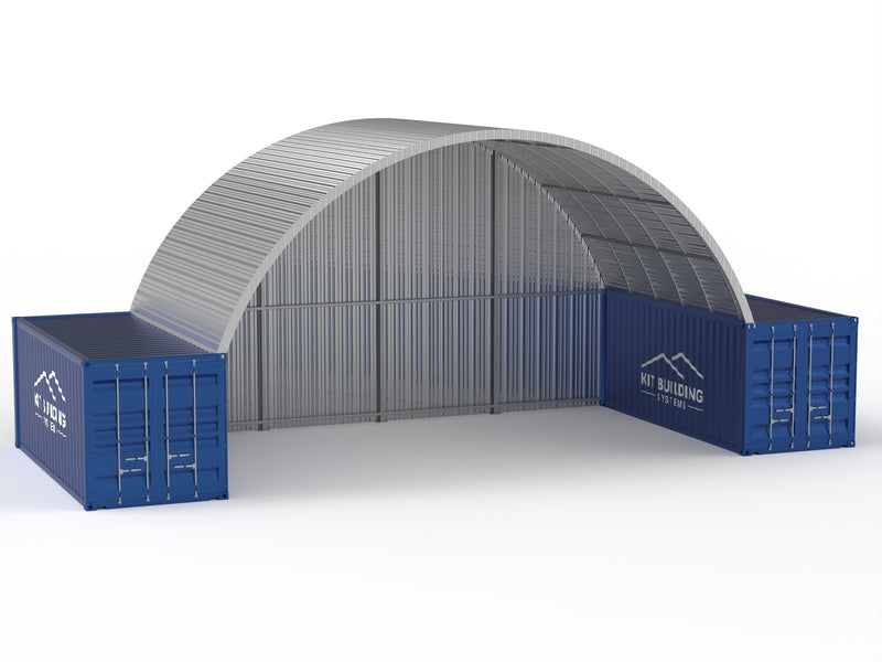 Cubiertas de Contenedores de Acero - 33 pies x 20 pies x 12 pies (10 m x 6 m x 3.6 m)