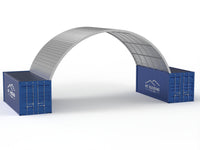 Cubiertas de Contenedores de Acero - 33 pies x 20 pies x 12 pies (10 m x 6 m x 3.6 m)