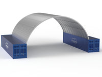 Cubiertas de Contenedores de Acero - 10m x 12m x 3.6m (33ft x 40ft x 12ft)