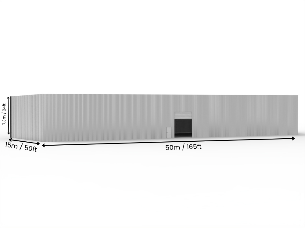 Edificios de Acero con Techo Mono Pitch
