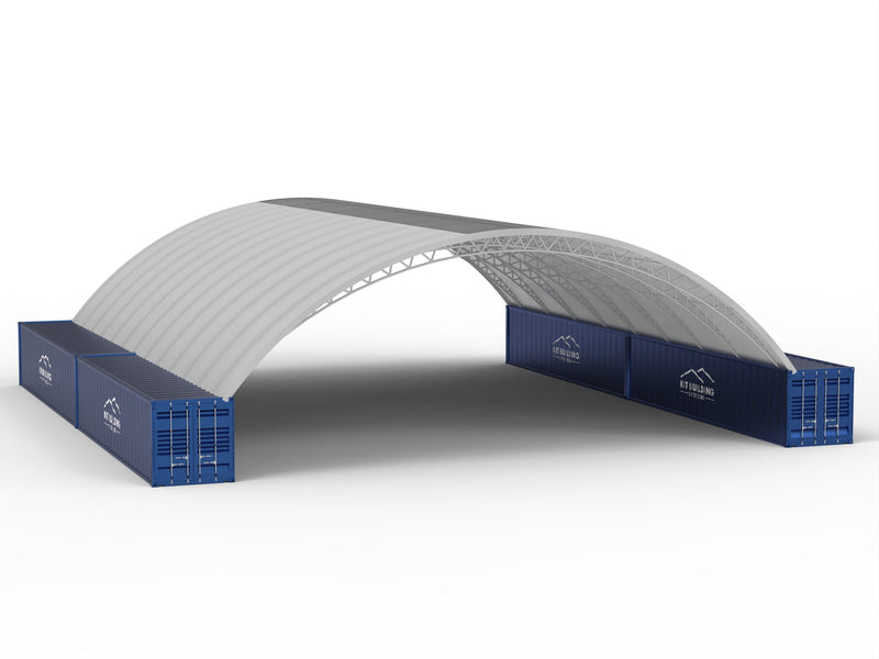 Refugio de Contenedor - 60 pies x 80 pies x 20 pies (18 m x 24.3 m x 6 m)