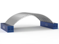 Cubiertas de Contenedores de Acero - 10m x 12m x 3.6m (33ft x 40ft x 12ft)