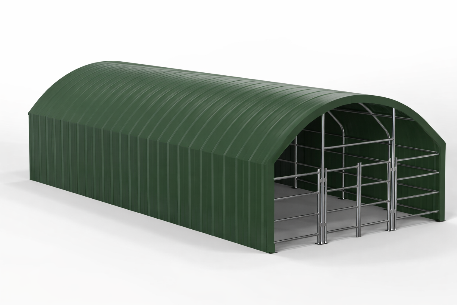 Refugios cerrados para ganado