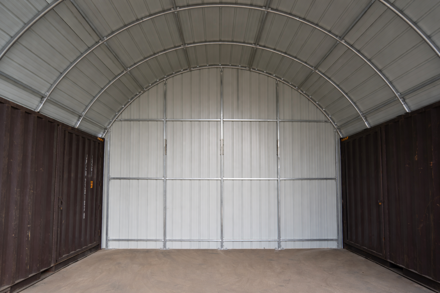 Marquesinas para contenedores: 20 pies x 20 pies x 6,5 pies (6 mx 6 mx 2 m)