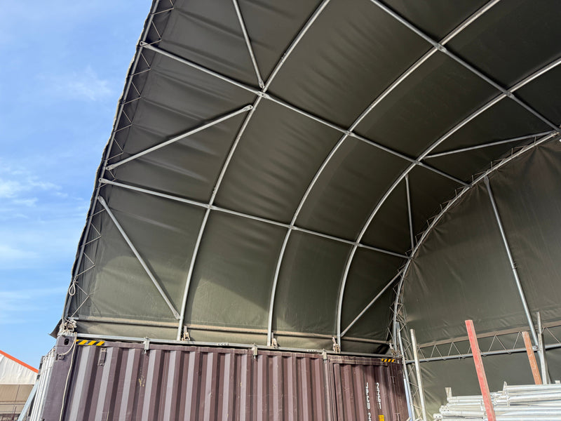 Panel Trasero Cerrado para Toldos de Contenedor