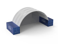 Marquesinas para contenedores: 40 pies x 20 pies x 15 pies (12 mx 6 mx 4,5 m)