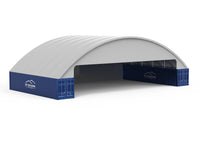 Refugio para contenedores: 60 pies x 40 pies x 20 pies (18,3 mx 12 mx 6 m)
