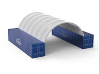 Marquesinas para contenedores: 26 pies x 40 pies x 10 pies (8 mx 12 mx 3 m)