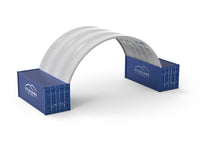 Marquesinas para contenedores: 33 pies x 20 pies x 12 pies (10 m x 6 m x 3,6 m)